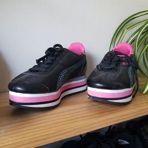 Puma roma platform sneaker